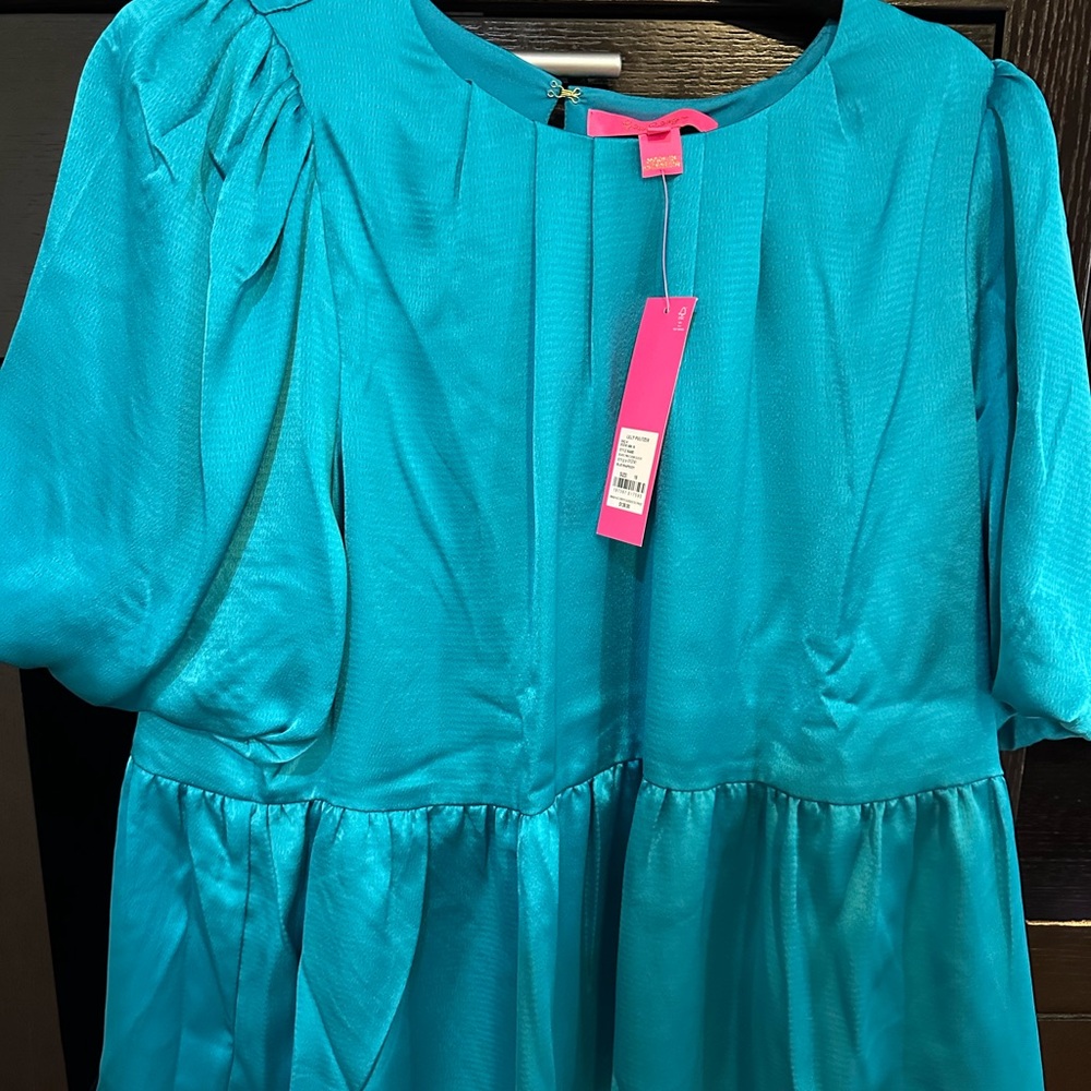 Lilly Pulitzer BlakeLynn Elbow Sleeve in Blue Rhapsody